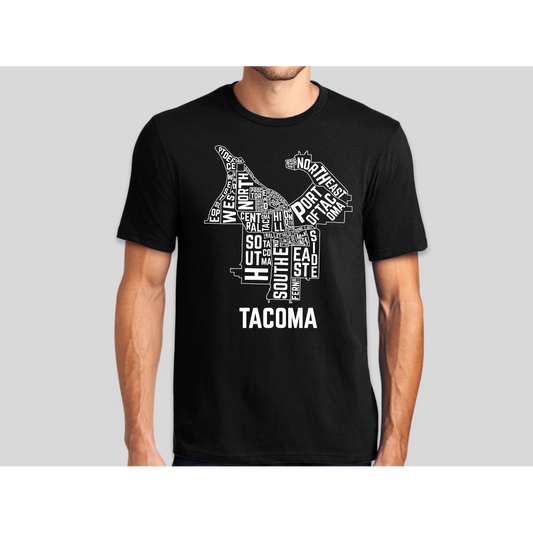 All of Tacoma (No Neighborhood Highlighted) T-Shirt