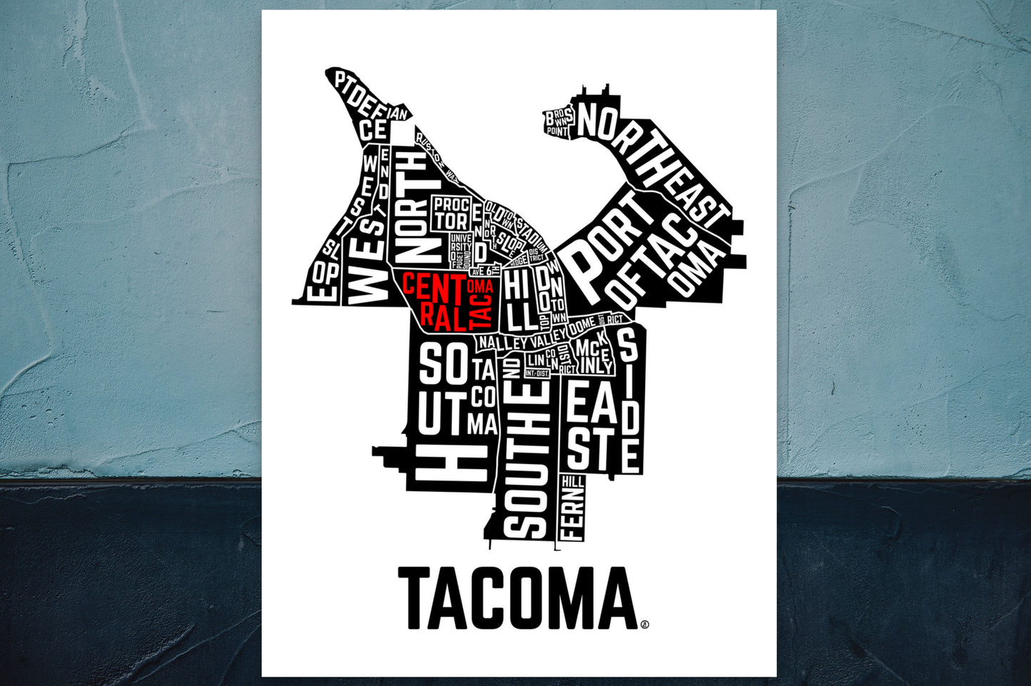 Central Tacoma - Fine Art Print